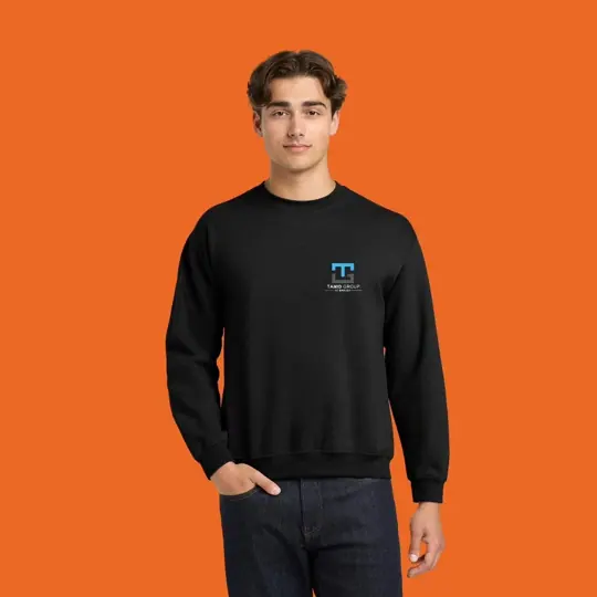 Black crewneck · Tamid Group by Croma Custom Apparel