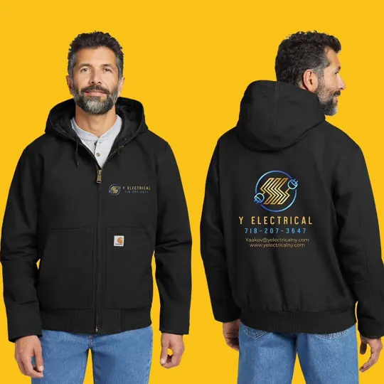Carhartt zip-up · Y Electrical by Croma Custom Apparel