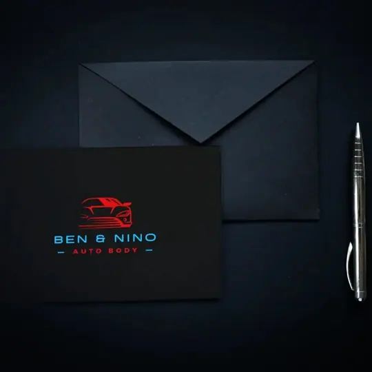 Logo · Ben & Nino Autobody by Croma Design